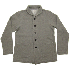 Loop & Weft Vintage Inspired Seed Stitch Fleece Shawl collar Jacket LTJ1002画像