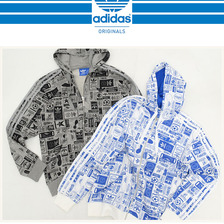 adidas Originals Street Graphic AOP Full Zip Hoodie AZ1101/AZ1100画像