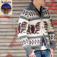 Kanata Hand Made Cowichan Sweater "EAGLE"画像