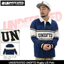 UNDEFEATED UNDFTD Rugby L/S Polo 514324画像