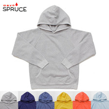 mayo SPRUCE 長袖 プルオーバー へヴィーウェイト フードパーカ画像