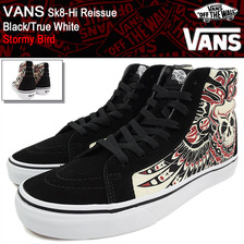 VANS Sk8-Hi Reissue Black/True White Stormy Bird VN-0A2XSBM3U画像