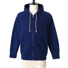GOOD ON RAGLAN ZIP HOOD SWEAT -INDIGO- GOBW-502I画像