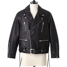 UNUSED Leather riders jacket US1154画像