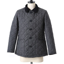 LAVENHAM LEXHAM-TWEED-BRISTOL-HERRINGBONE-CHACOAL画像