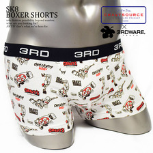 GRAVYSOURCE &times; 3RDWARE SK8 BOXER SHORTS画像