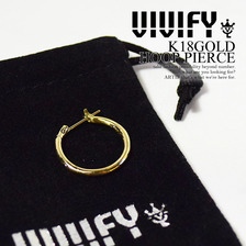 VIVIFY K18 GOLD HOOP PIERCE VFP-109画像