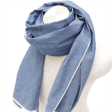 COMME des GARCONS 大判ストール LT.INDIGO画像