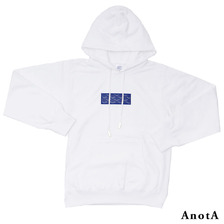 AnotA GOX HOODY WHITExBLUE画像