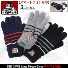 BEN DAVIS Inner Fleece Glove WHITE LABEL BDW-9614画像