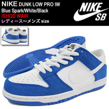 NIKE DUNK LOW PRO IW Blue Spark/White/Black SB 819674-410画像