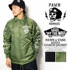 PAWN &times; VANS LOGO COACH JACKET 930011604画像