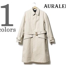 AURALEE WASHED BONDING CLOTH LONG COAT A6AC01BO画像