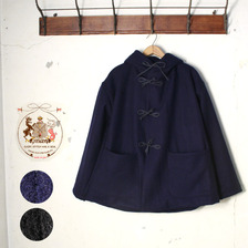 MONITALY FIELD SHELL JACKET WASHED MELTON画像