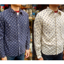 Cushman C/L NATIVE PRINT WORK SHIRT 25513画像