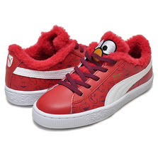 PUMA BASKET SESAME ELMO AC PS high risk red/puma white 361555-01画像