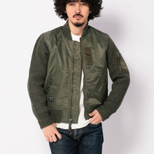 AVIREX KNIT COMBINATION MA-1 6162144画像