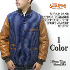SUGAR CANE FICTION ROMANCE PRINT CORDUROY SPORT JACKET SC13707画像