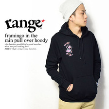 range flamingo in the rain pull over hoody RG16F-SW01画像
