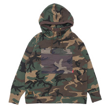 WTAPS UDT HOODED/SWEATSHIRT.COPO.CAMO WOODLAND CAMO画像