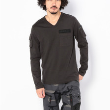 AVIREX FATIGUE L/S V-NECK T-SHIRT 6143622画像