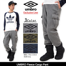 UMBRO Fleece Cargo Pant UCA3691AYP画像