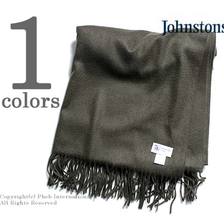 Johnstons STOLE PLAIN Dark Olive SC0760/WD000056画像