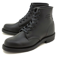CHIPPEWA 6-inch utility boots BLACK 1901M82画像
