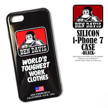 BEN DAVIS SILICON i-Phone 7 CASE -BLACK- BDW-9708画像