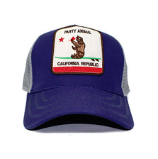 PETER GRIMM BEAR CA MESH CAP NAVYxGREY PTG016画像