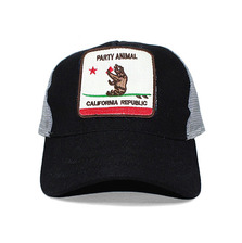 PETER GRIMM BEAR CA MESH CAP BLACKxGREY PTG018画像