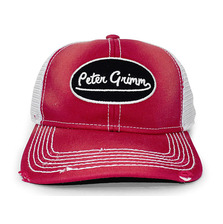 PETER GRIMM AVATAR MESH CAP REDxWHITE PTG021画像