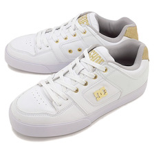DC SHOES PURE SE SN WHITE/METALLIC GOLD ADYS100203画像
