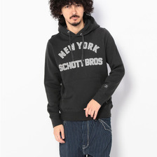Schott &times; Russell Athletic HOODED SWEAT CHECKER SCHOTT 3163074画像