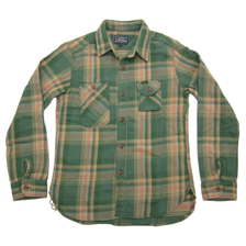 STUDIO D'ARTISAN Heavy Weight Cotton Flannel Faded Check Work Shirts 5568画像