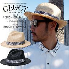 CLUCT ROUGH EDGE STRAW HAT 02396画像