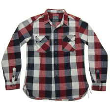STUDIO D'ARTISAN Indigo Check Work Shirts 5569B画像