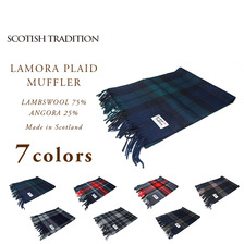 SCOTISH TRADITION LAMORA PLAID MUFFLER画像
