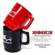 ANIMALIA PLASTIC MUGS-Buffalo AN17S-AC12画像