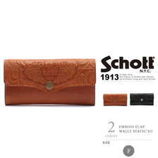 Schott EMBOSS FLAP WALLT PERFECTO 3169071画像