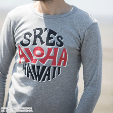 PROJECT SR'ES Paint Aloha Thermal L/S Crew KNT01263画像