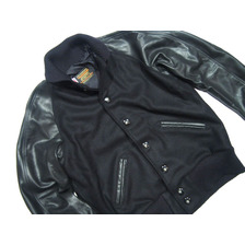 SKOOKUM BASEBALL AWARD JACKET black x black画像