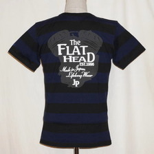 THE FLAT HEAD BT-0801 ボーダーTシャツ画像