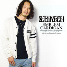 Zephyren EMBLEM CARDIGAN画像