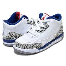 NIKE AIR JORDAN 3 RETRO BT "TRUE BLUE" wht/f.red-t.blu-cement 832033-106画像