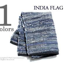 INDIA FLAG DENIM RAG 50×75画像