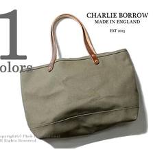 CHARLIE BORROW 26"HANDLE WORKMAN TOTE MOSS CB002画像