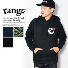 range e-star on the hood pullover hoody RG16F-SW03画像