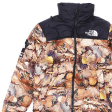 Supreme &times; THE NORTH FACE Nuptse Jacket LEAVES画像