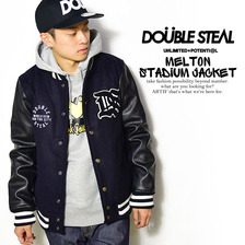 DOUBLE STEAL MELTON STADIUM JACKET 765-39011画像